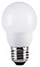Diall E27 7W 286lm Round Warm white Fluorescent Light bulb