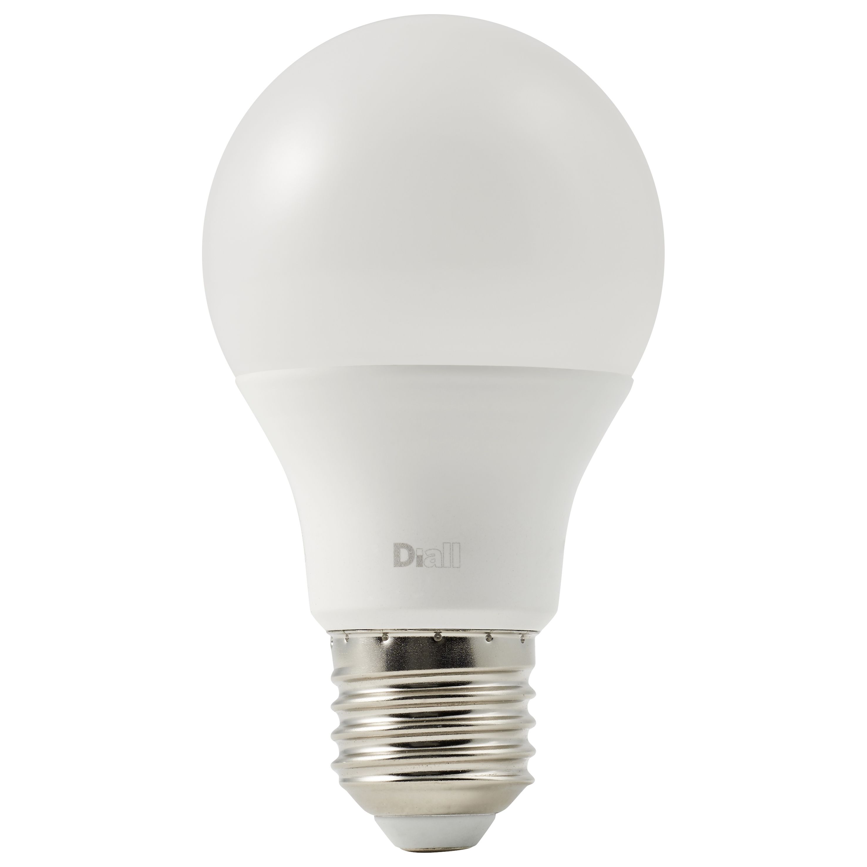Diall E27 7W 470lm Mini globe Neutral white LED Light bulb