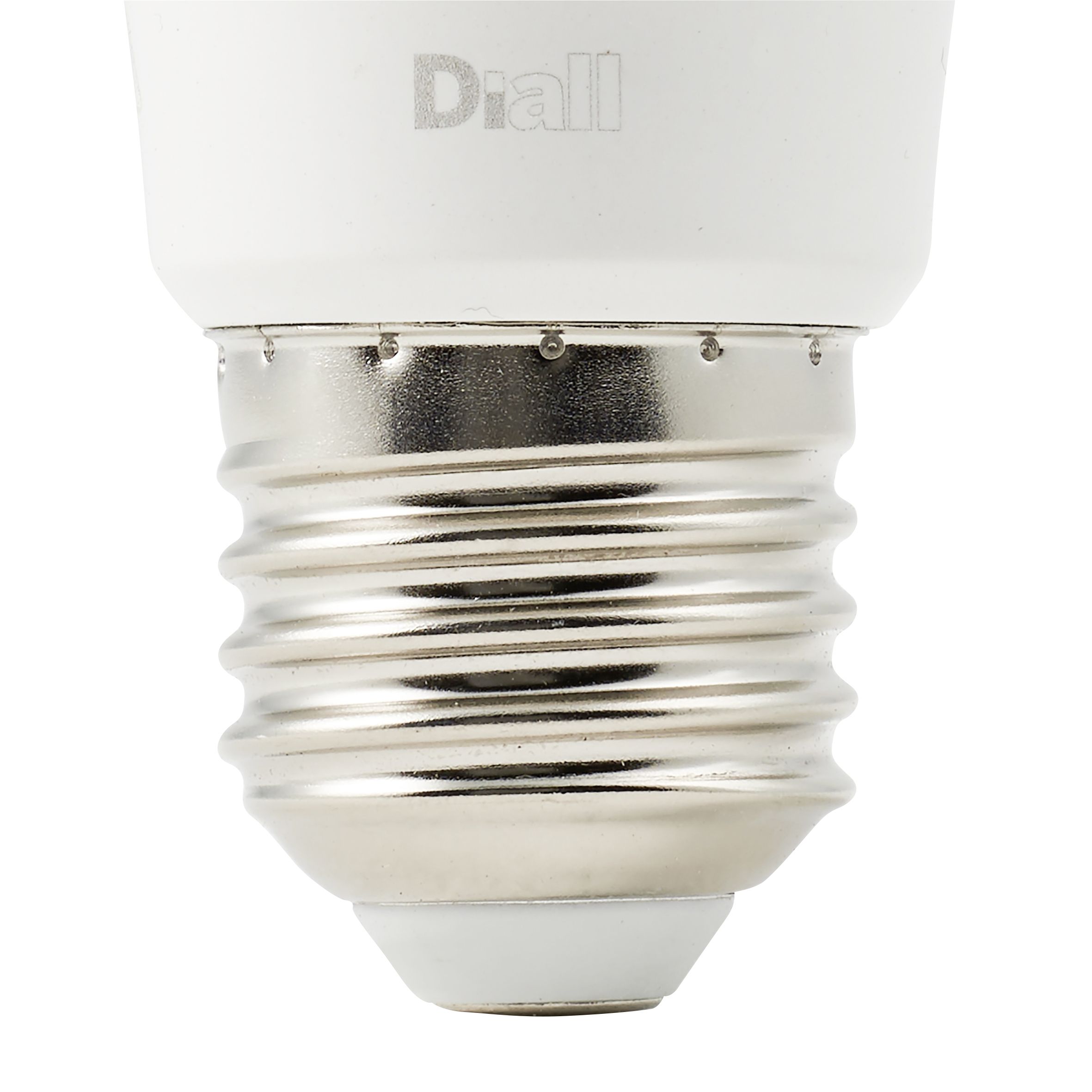 Diall E27 7W 470lm Mini globe Neutral white LED Light bulb