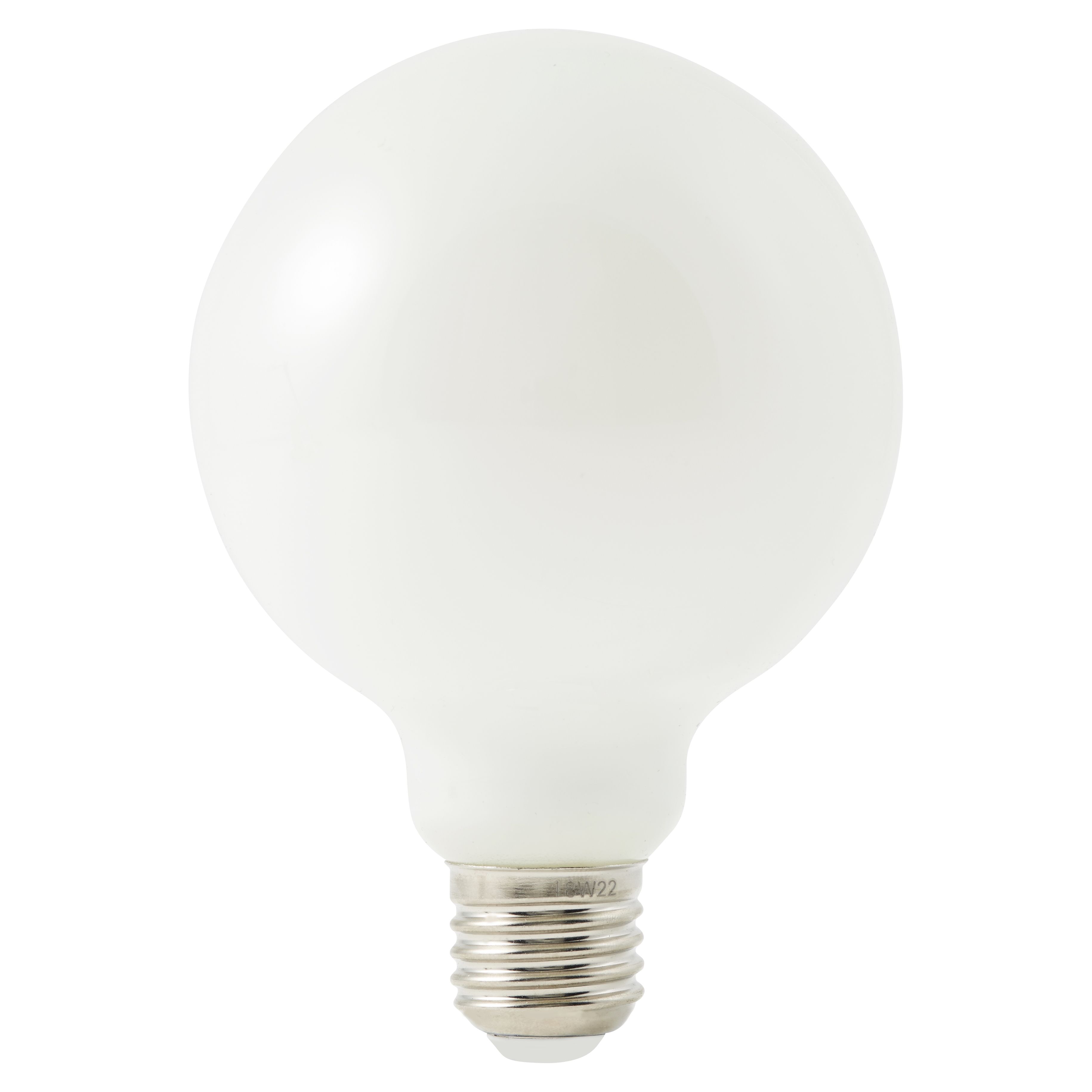 Diall E27 7W 806lm Globe Neutral white LED Light bulb | DIY at B&Q