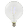 Diall E27 7W 806lm Globe Warm white LED Filament Light bulb