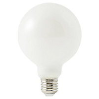 Diall E27 7W 806lm Globe Warm white LED Light bulb