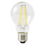 Diall E27 8W 1055lm GLS Neutral white LED Light bulb