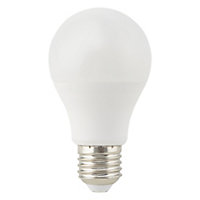 Diall E27 8W 806lm Frosted GLS Neutral white LED Light bulb, (D)6.15cm White of 1