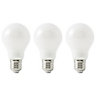 Diall E27 8W 806lm GLS Neutral white LED Light bulb, Pack of 3