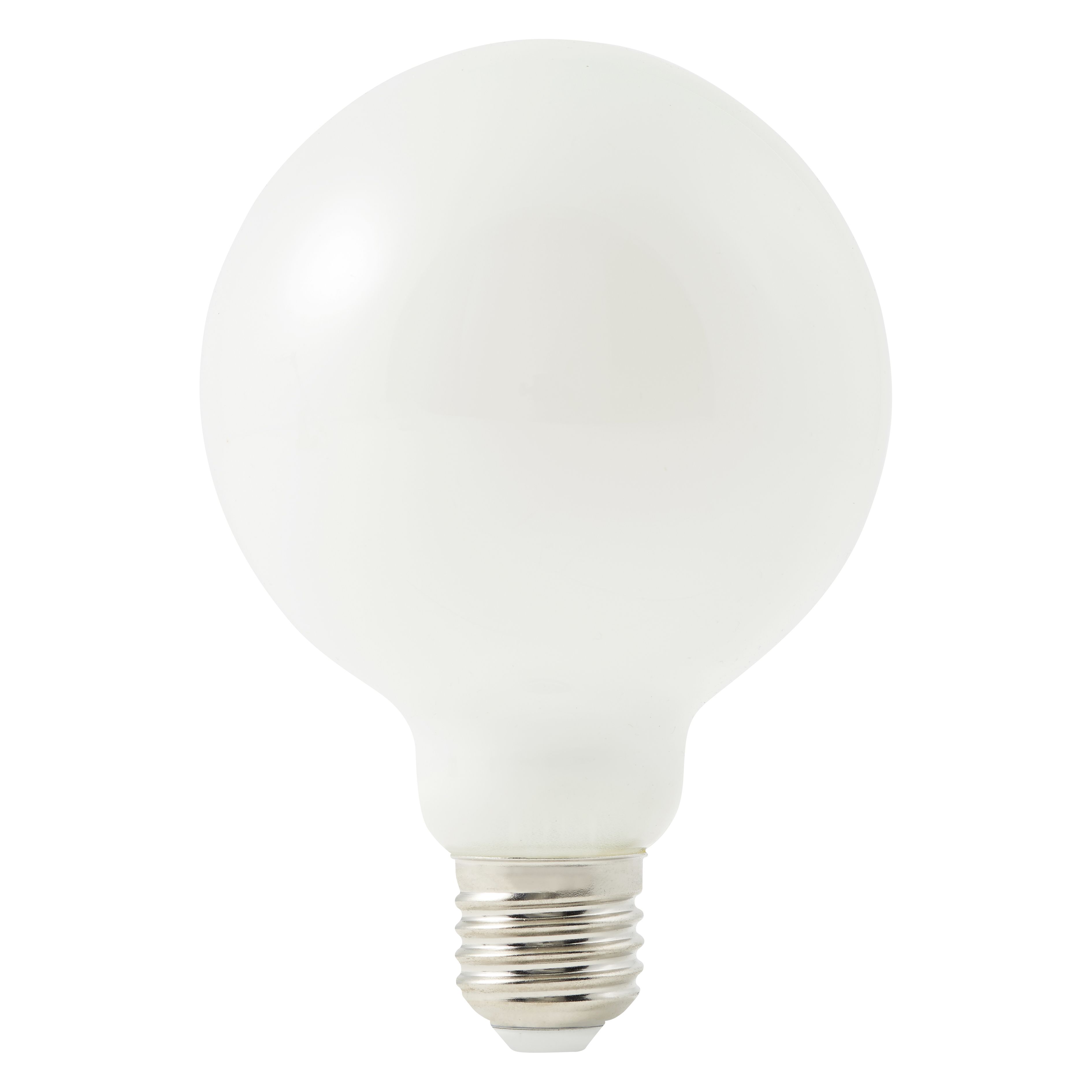 Diall E27 9W 1055lm Globe Neutral white LED Light bulb DIY at B&Q