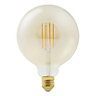 Diall E27 9W 806lm Globe Warm white LED Filament Light bulb