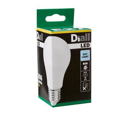 Diall E27 9W 806lm LED Light bulb