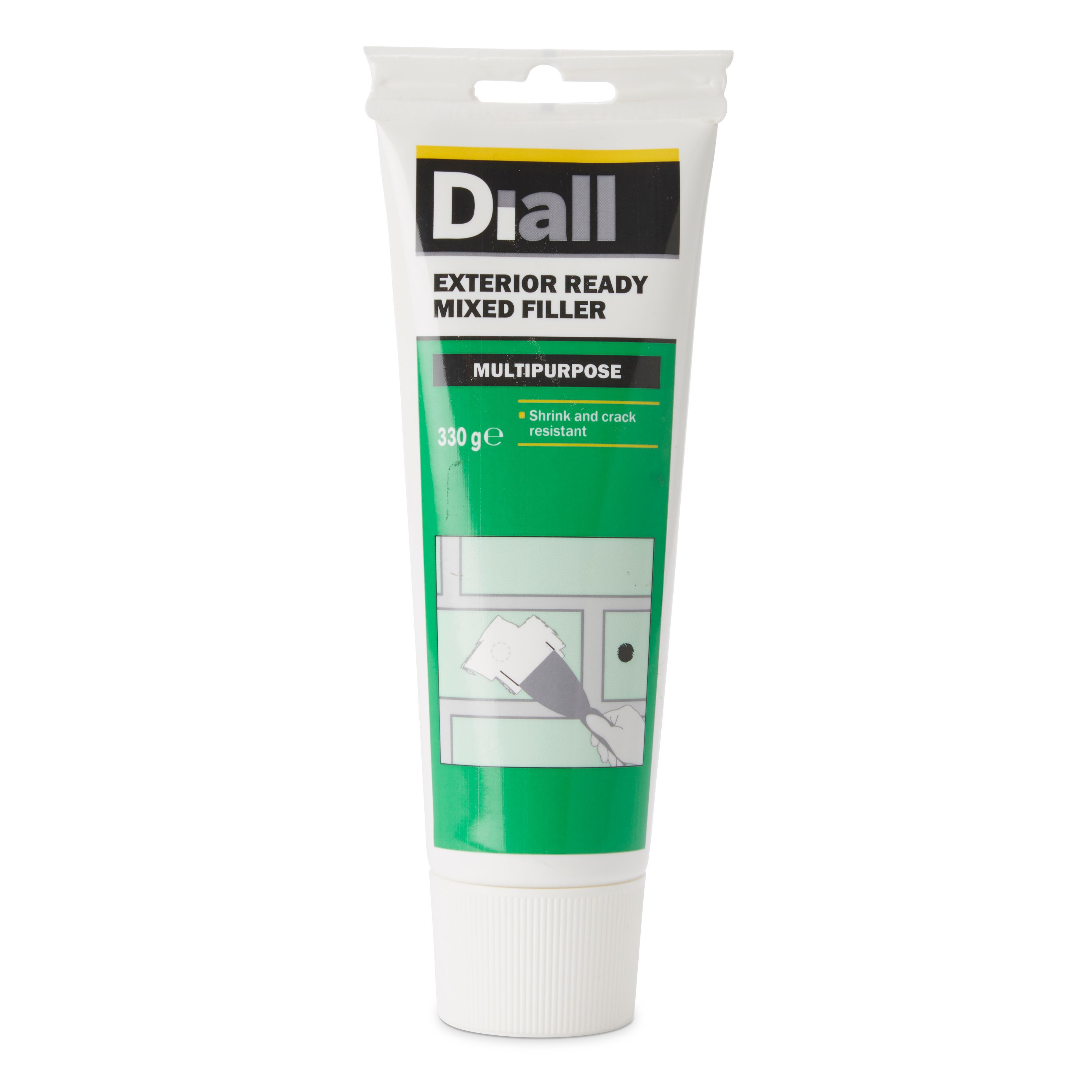 Diall Exterior White Ready mixed Filler, 330g