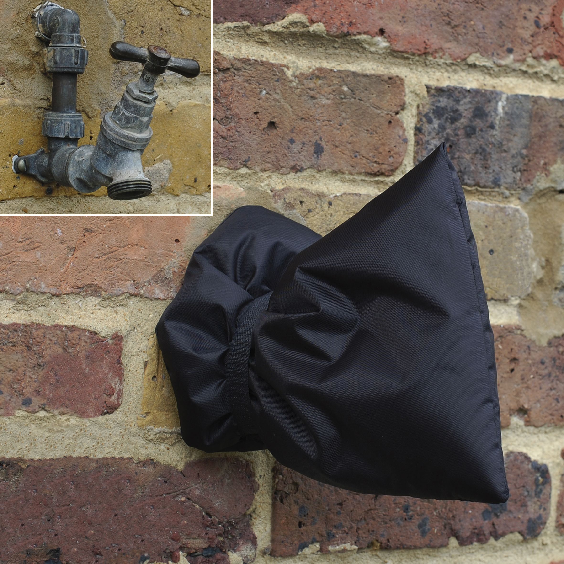 Diall External Black Tap cover
