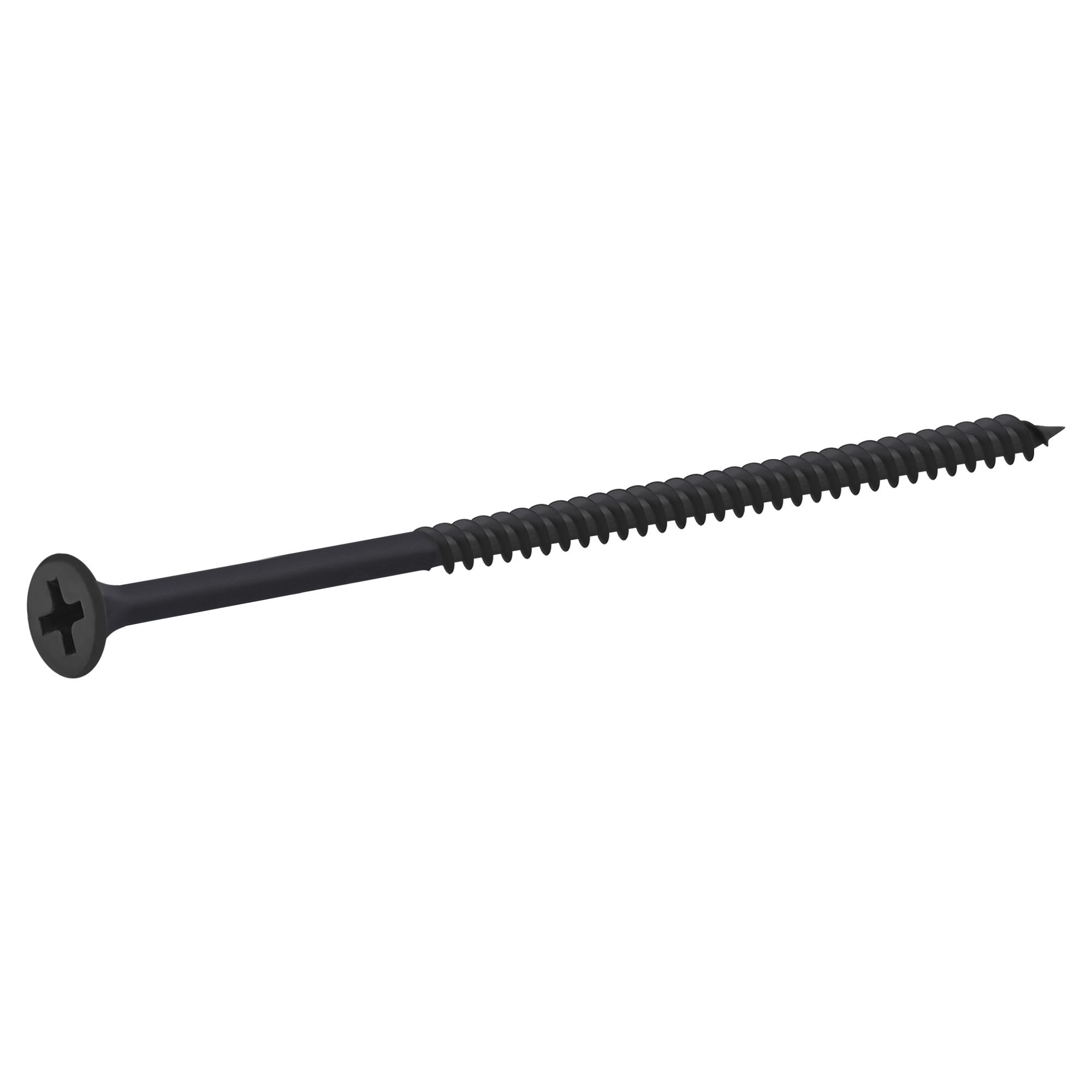 Plain Dri-Lube Wood Screws - Unplated Steel Screws with Dry to