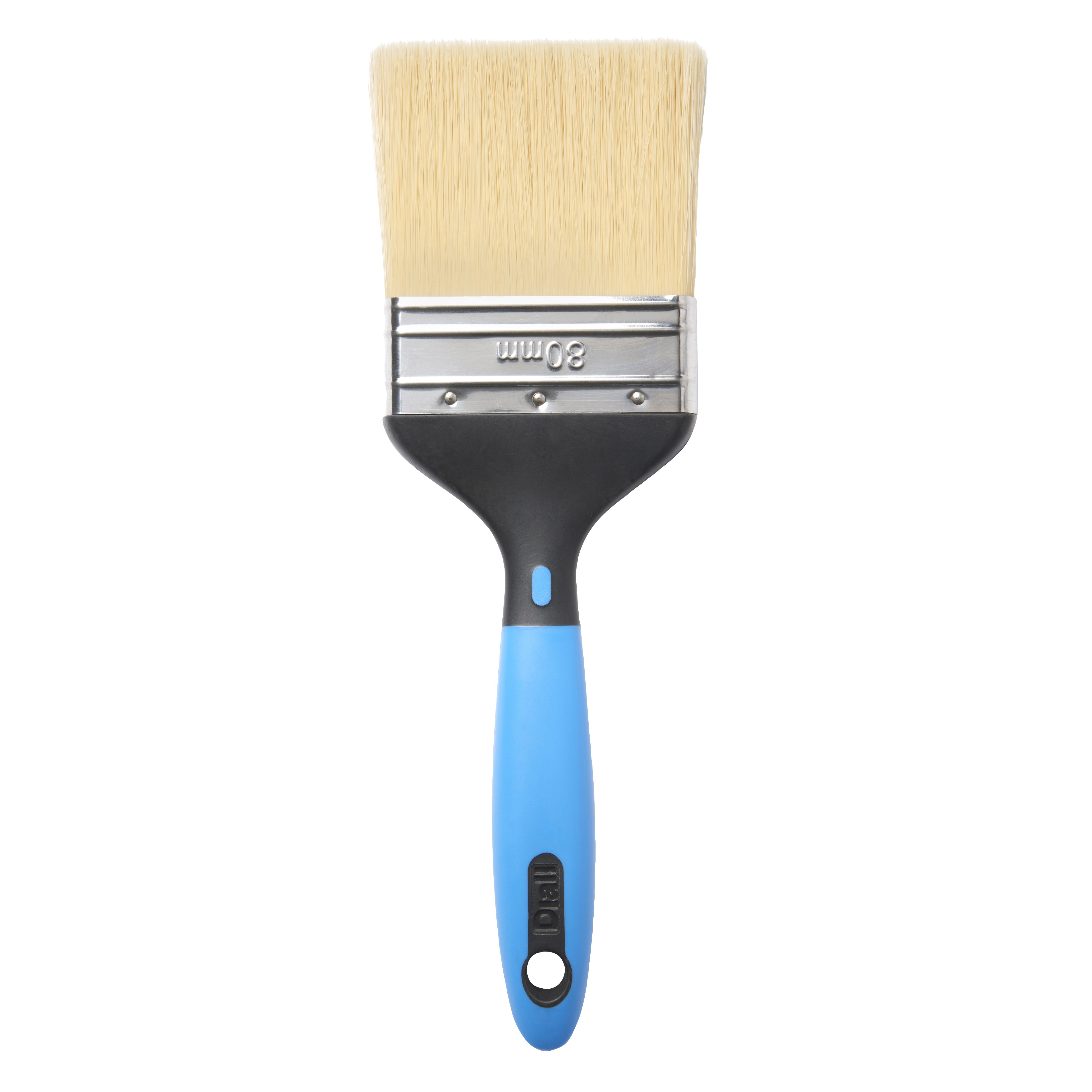 Diall Flat tip Soft grip Paint brush