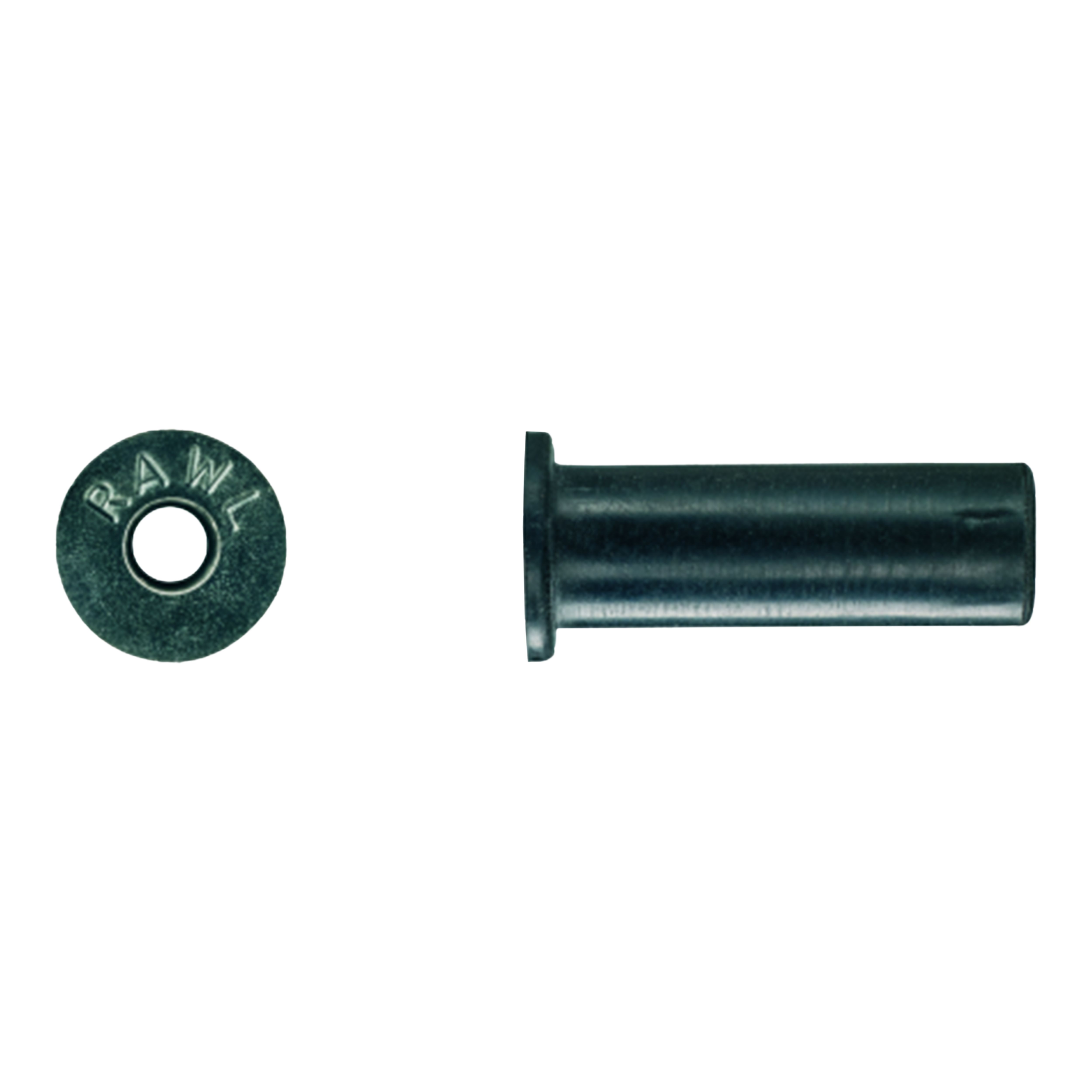 Diall Flexi Black Multi-purpose screw & wall plug (Dia)8mm (L)24mm, Pack of 8