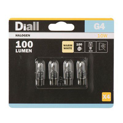 2 ampoules halogènes G4 10W 2900K dimmable - INVENTIV - Mr.Bricolage