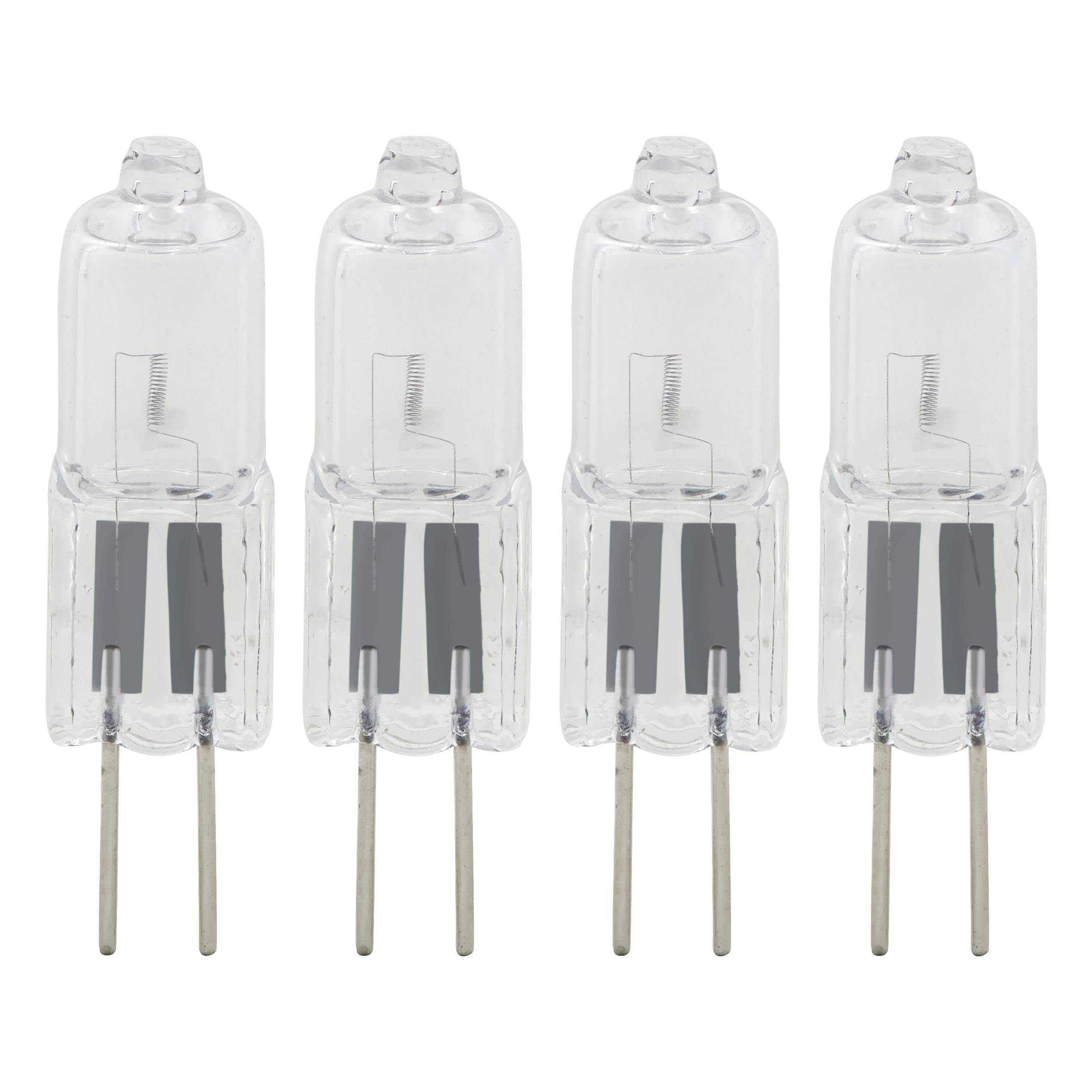 Diall G4 16W Warm white Halogen Dimmable Light bulb, Pack of 4