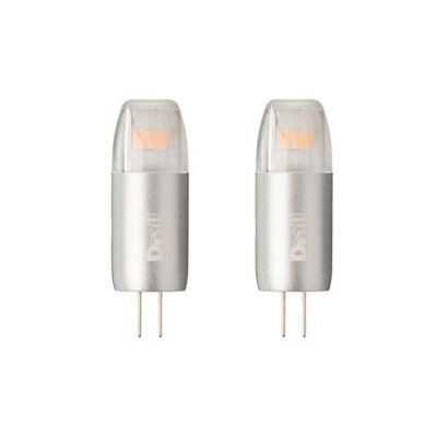 Diall G4 1W 90lm Capsule LED Light bulb, Pack of 2