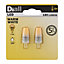 Diall G4 2.3W Warm white LED Light bulb, Pack of 2