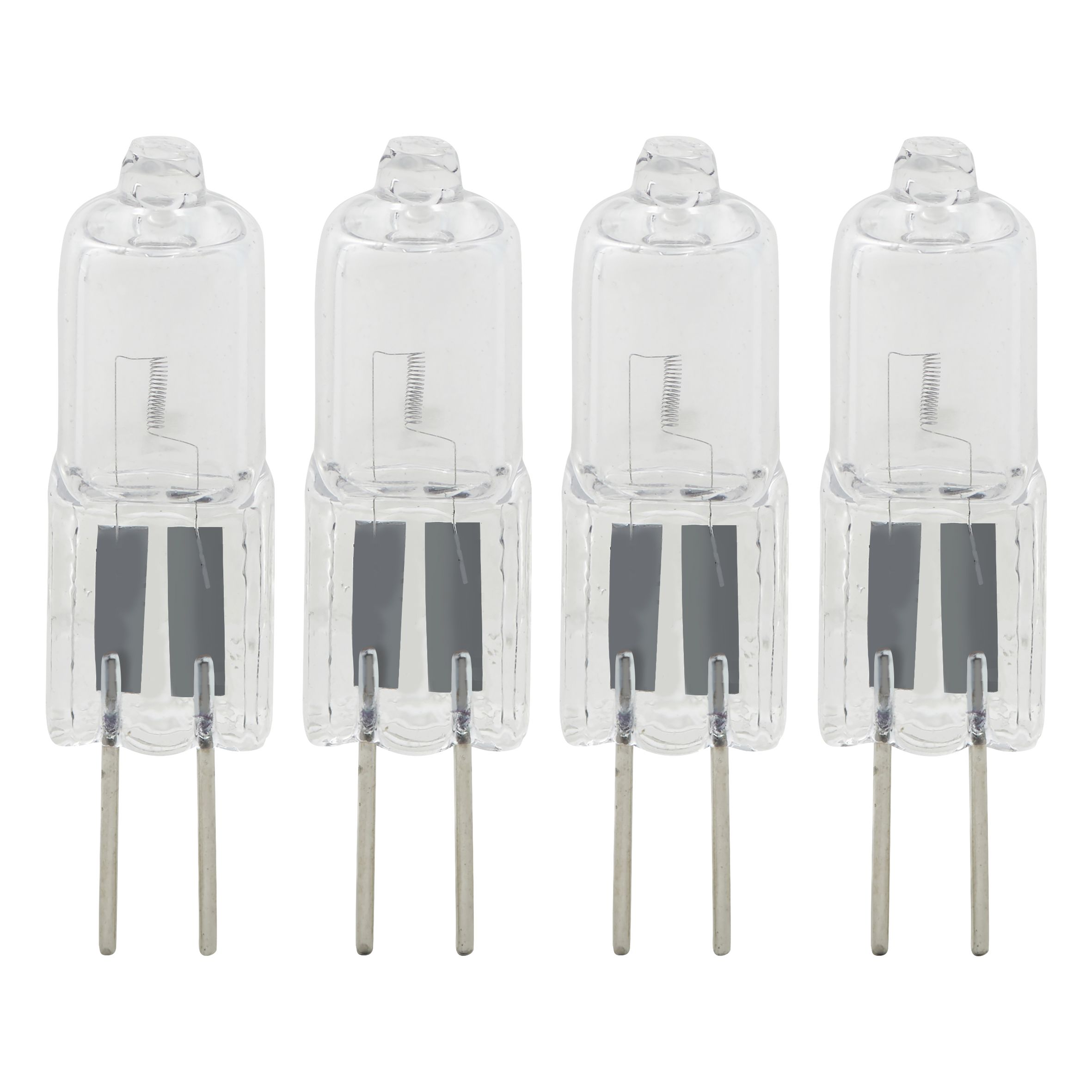 Diall G4 25W Warm white Halogen Dimmable Light bulb, Pack of 4