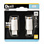 Diall G9 3.1W 300lm Capsule Cold white LED Light bulb, Pack of 2