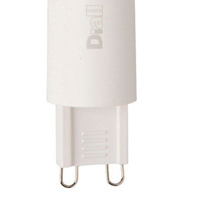Diall G9 3.1W 300lm Capsule Cold white LED Light bulb, Pack of 2
