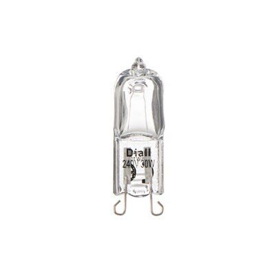 Diall G9 30W Capsule Halogen Dimmable Light bulb, Pack of 4