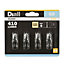 Diall G9 30W Capsule Halogen Dimmable Light bulb, Pack of 4