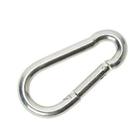 T316 Stainless Steel Carabiner Clip Snap Hook Spring Karabiner Carrabin  Carbine