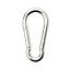 Diall Galvanised Zinc-plated Steel Spring snap hook (L)80mm