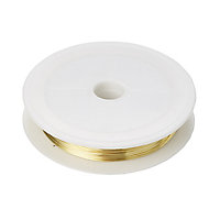 Diall Gold Brass Wire, (L)30m (Dia)0.4mm