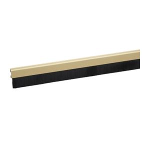 Diall Gold effect Aluminium Self-adhesive Draught excluder, (L)1m