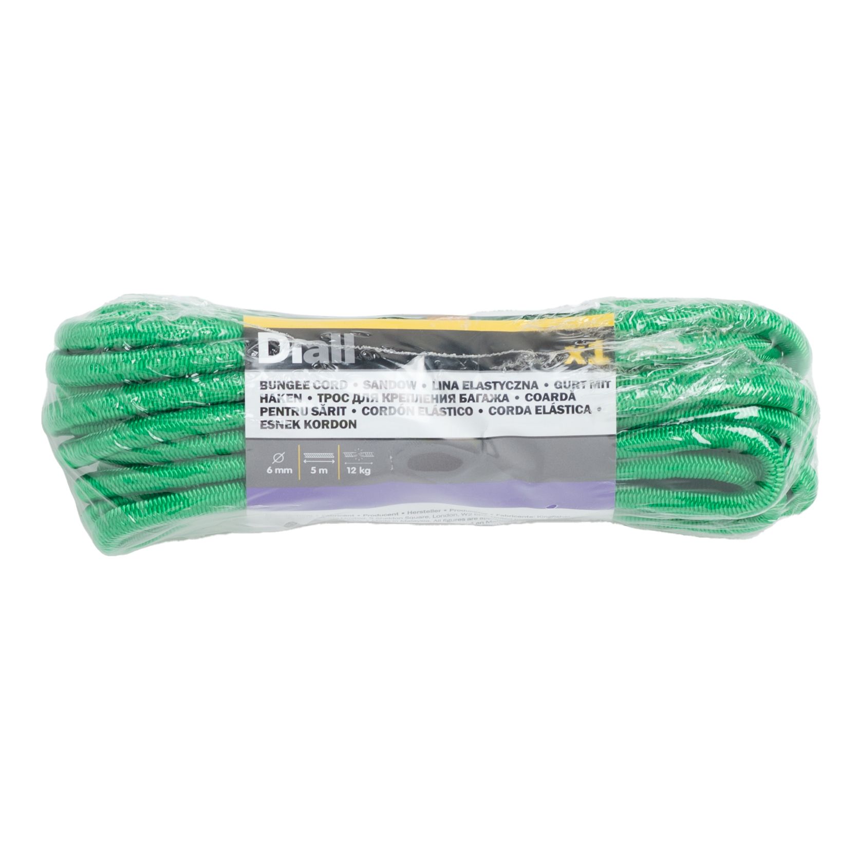 Diall Green Bungee cord (Dia)6mm (L)5m
