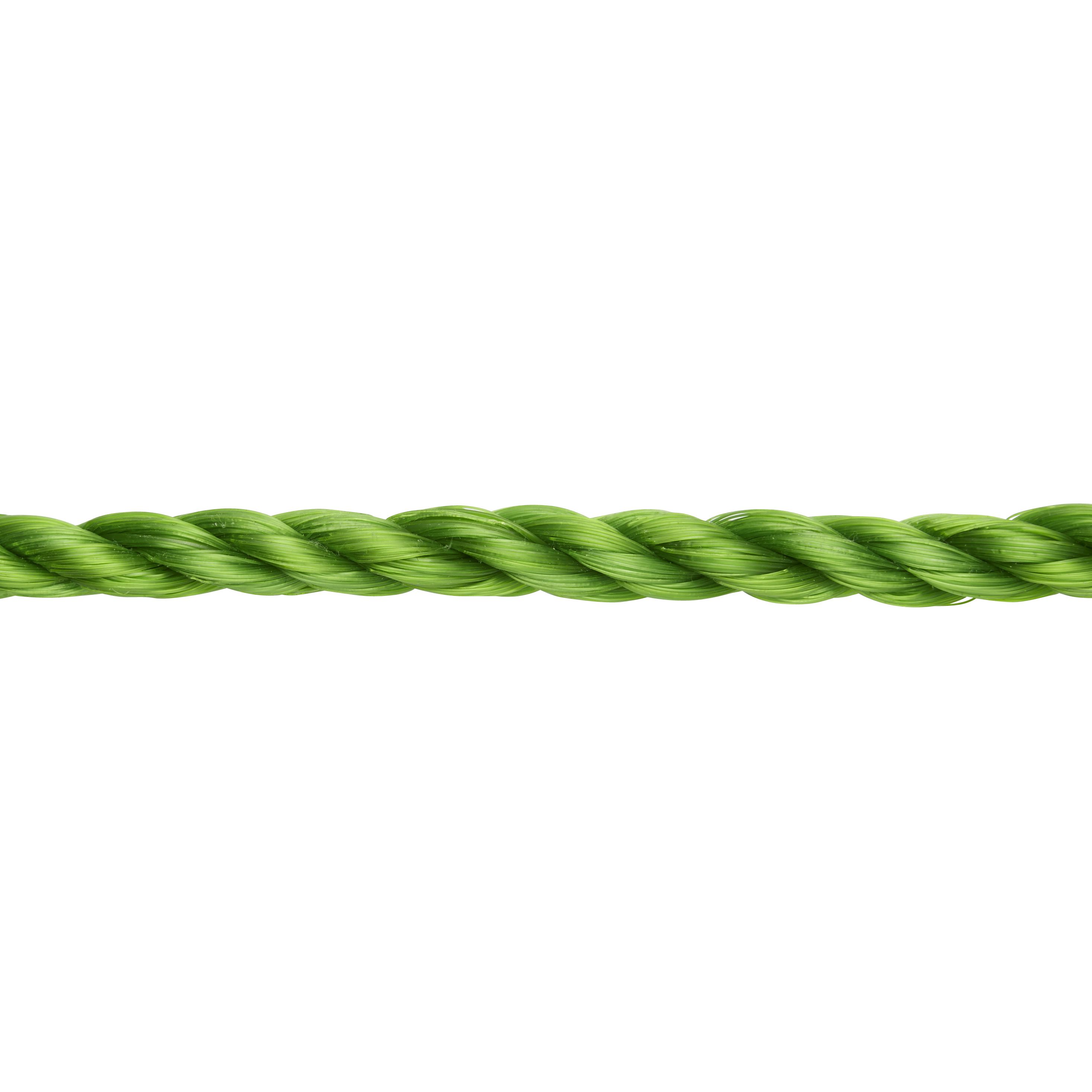Diall Green Polypropylene Twisted rope, (L)25m (Dia)8mm