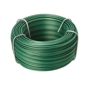 Diall Green PVC & steel Wire, (L)40m (Dia)1.4mm