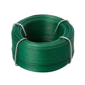 Diall Green PVC & steel Wire, (L)50m (Dia)0.8mm, 270g