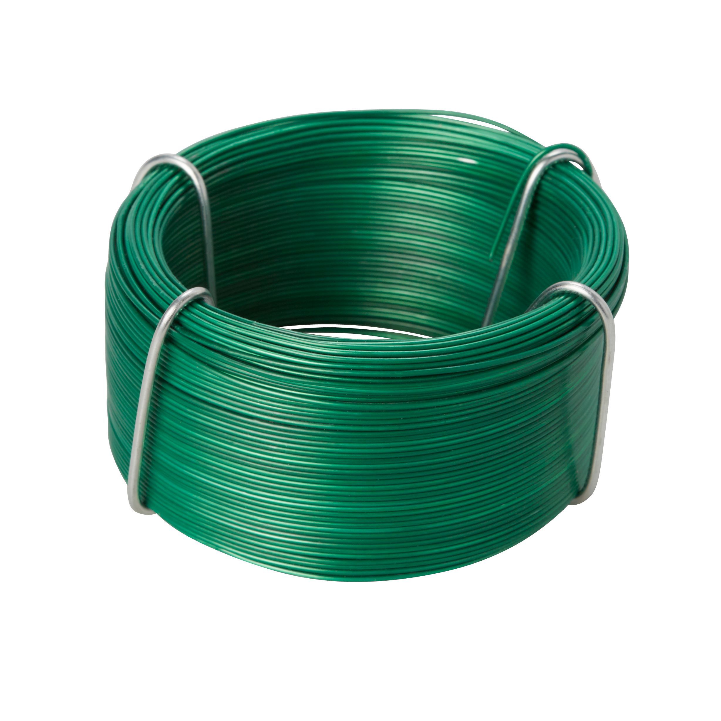 Diall Green PVC & steel Wire, (L)50m (Dia)0.8mm