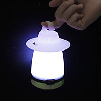 Diall Green & white Battery-powered LED Camping lantern