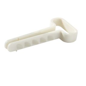 Diall Grey 16mm Cable holder Pack of 100