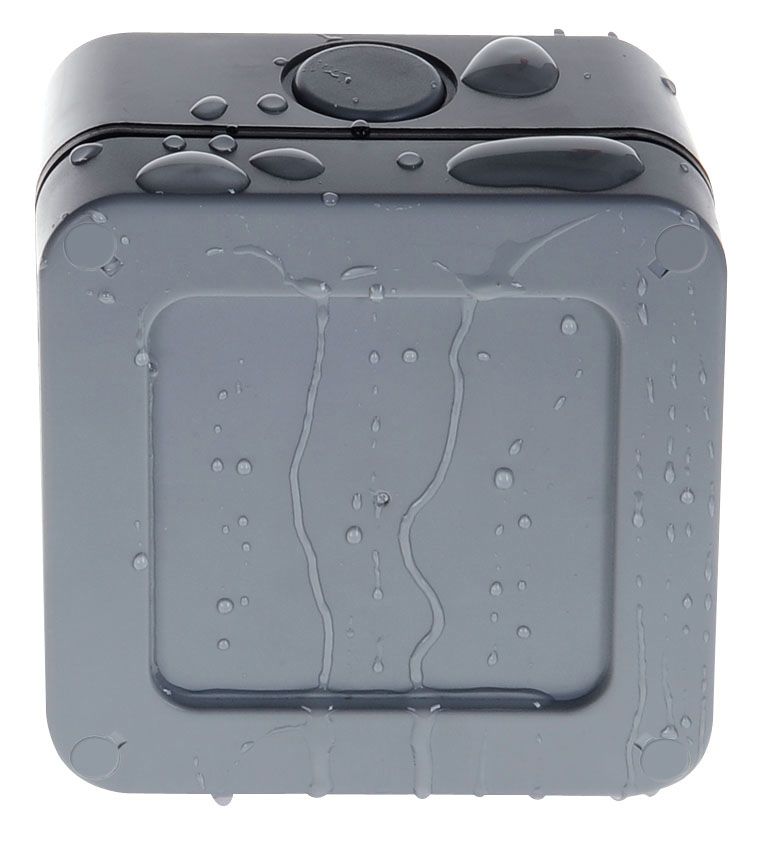 Diall Grey 57A Junction box 100mm - 3