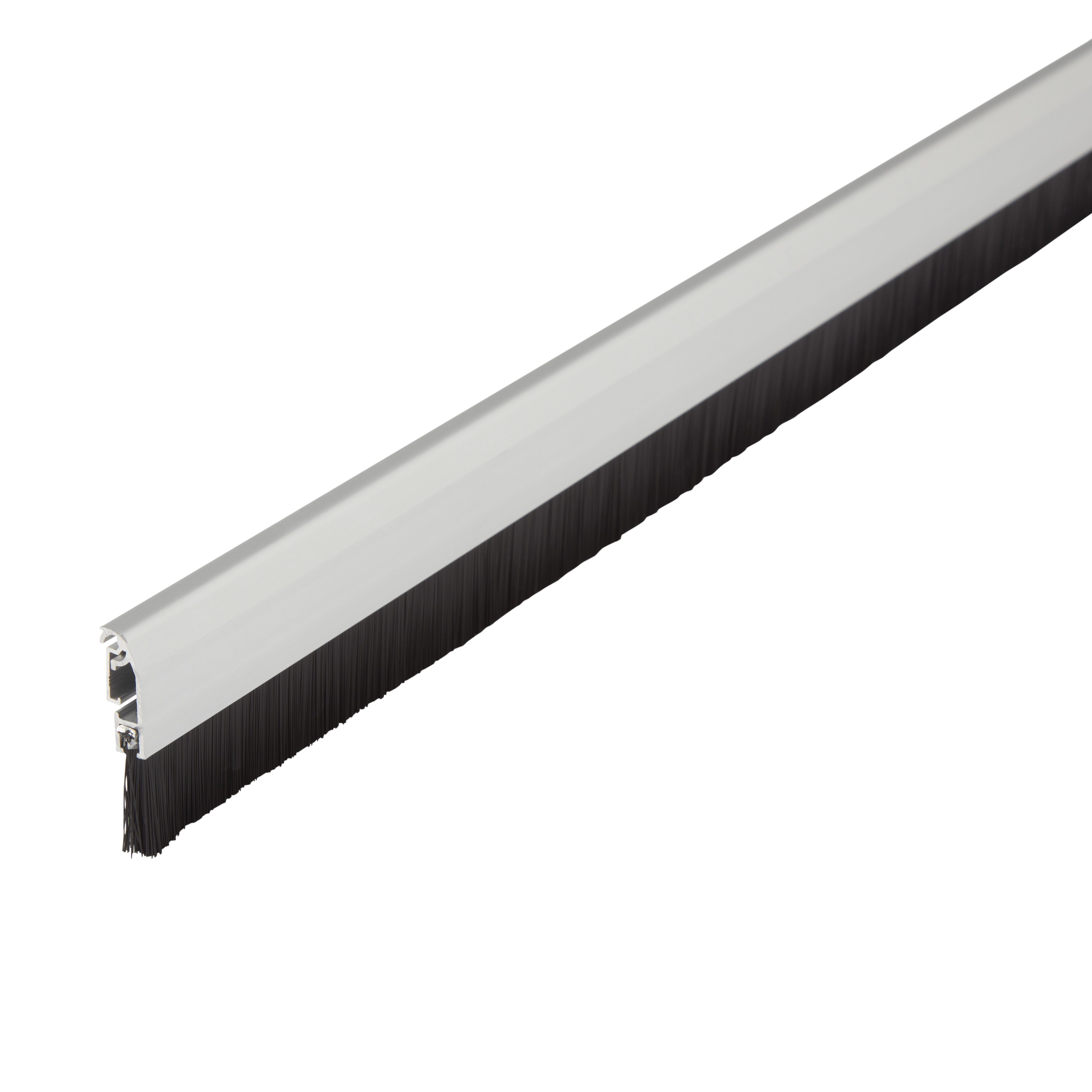 Diall Grey Aluminium Draught excluder, (L)1m