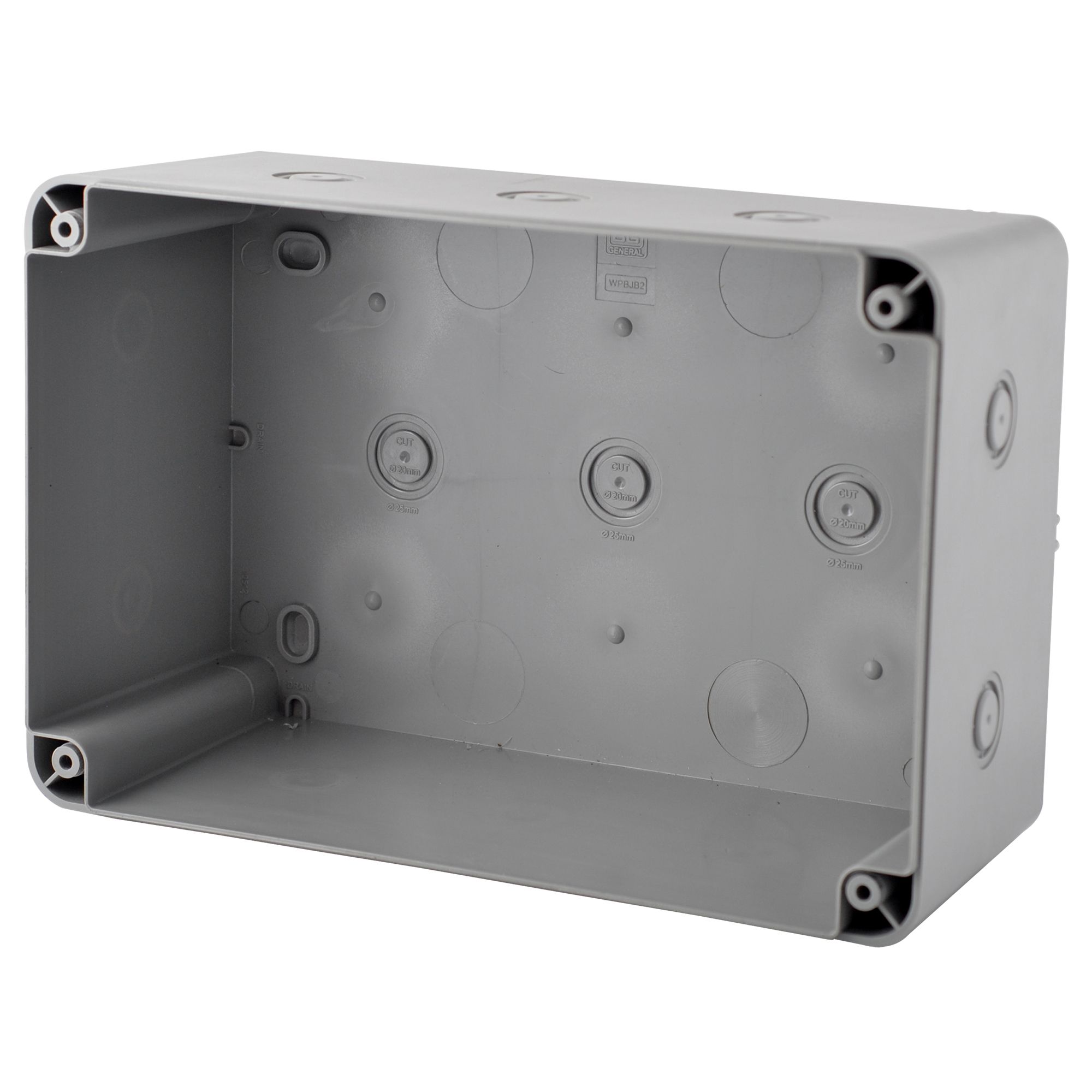 Diall Grey Junction box 180mm