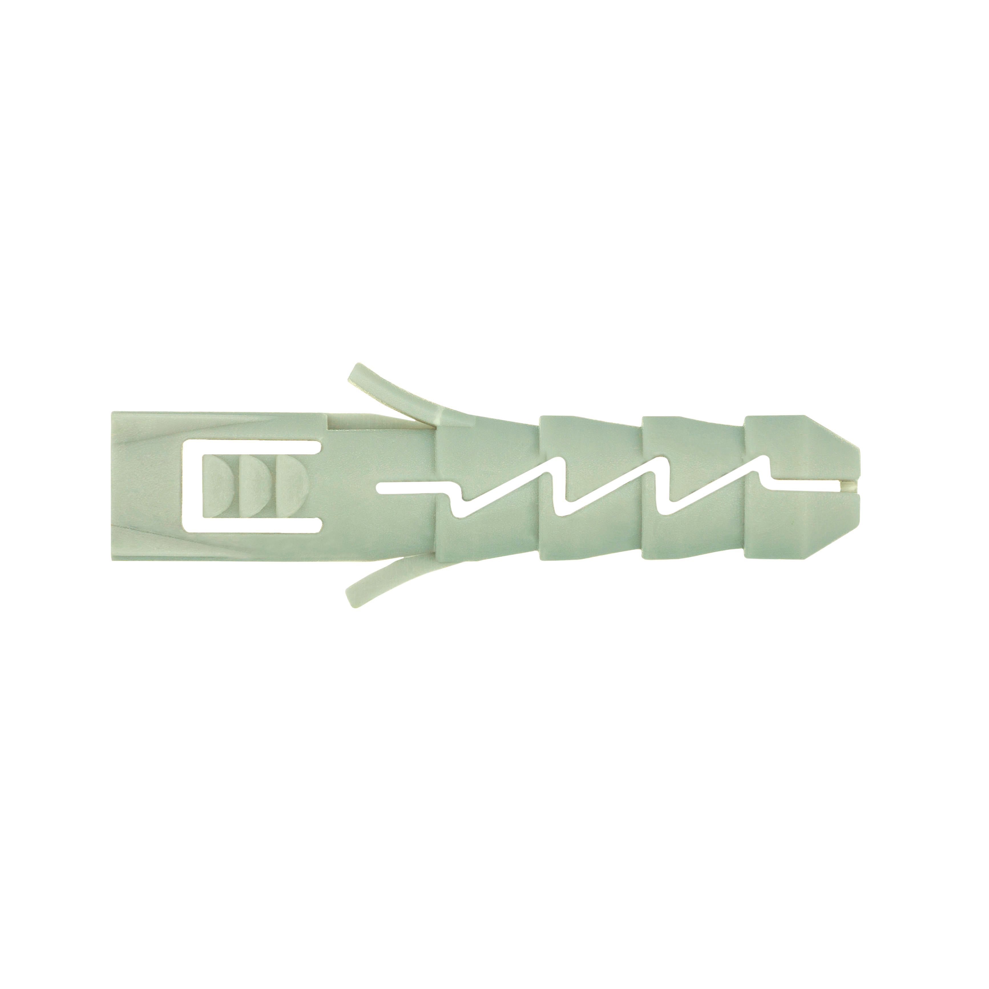 Diall Grey Nylon Wall plug (Dia)10mm (L)50mm, Pack of 10