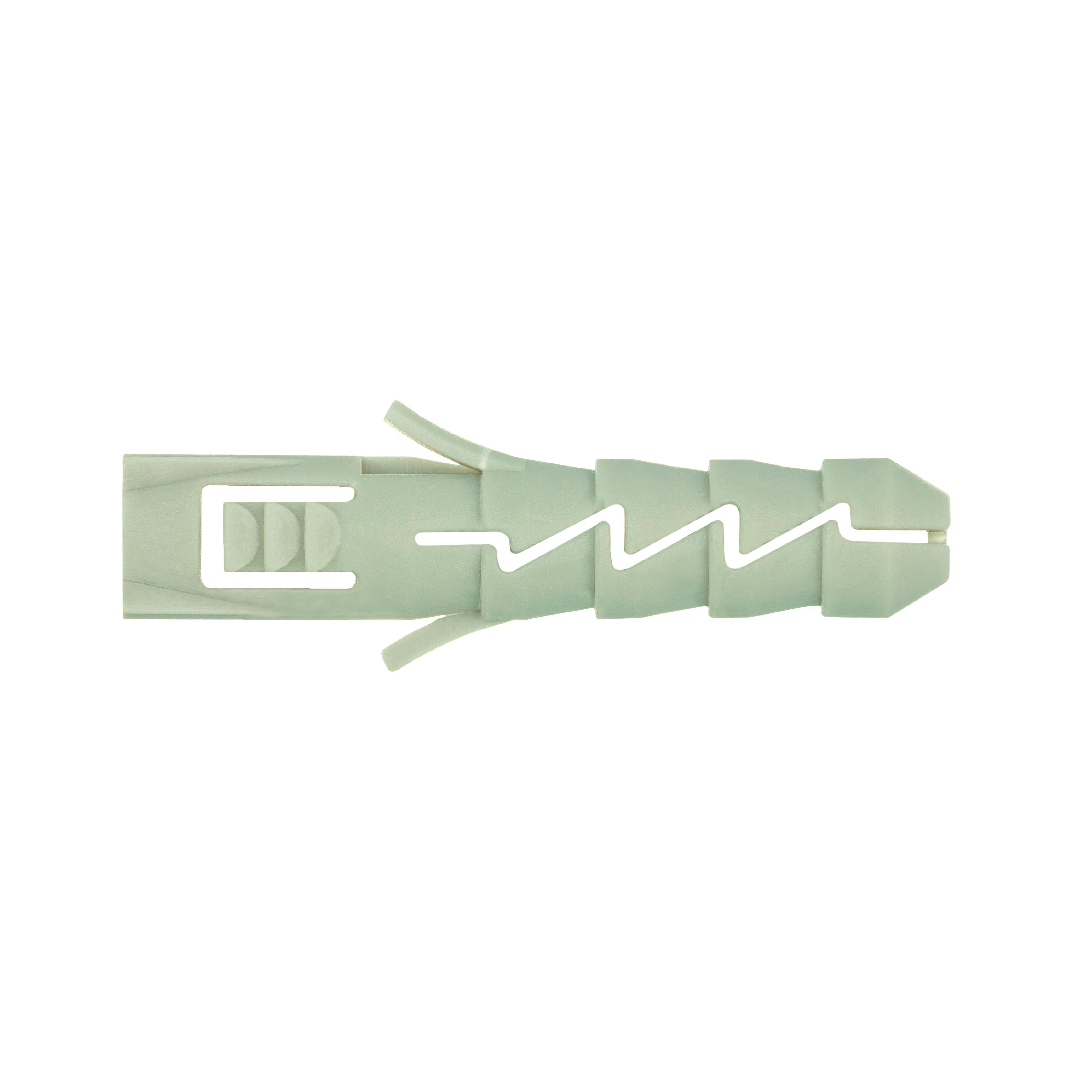 Diall Grey Nylon Wall plug (Dia)14mm (L)70mm, Pack of 4