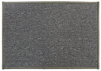 Diall Grey Plain Door mat, 60cm x 40cm