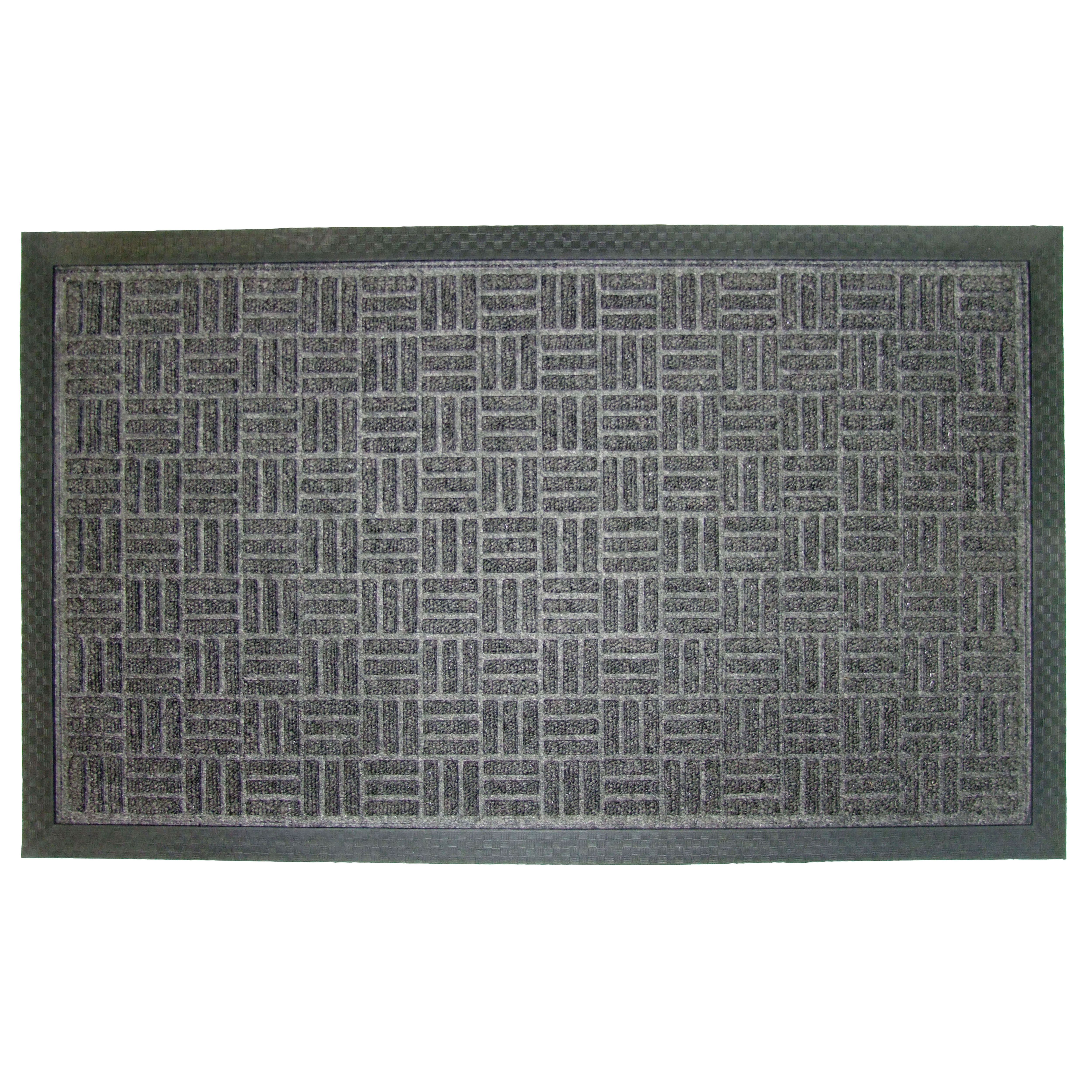 Diall Grey Polypropylene Door mat (L)0.9m (W)0.6m DIY at B&Q