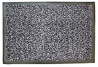 Diall Grey Rectangular Door mat, 80cm x 50cm