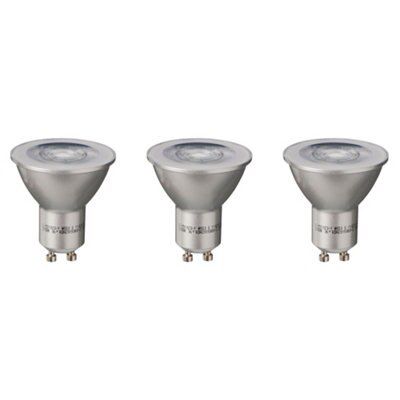 Diall GU10 2.7W 230lm Reflector LED Light bulb, Pack of 3