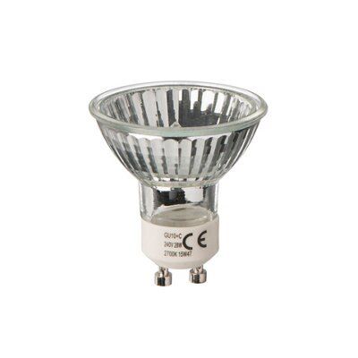 Diall GU10 28W Reflector Halogen Dimmable Light bulb, Pack of 3