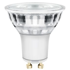 Diall GU10 3.6W 345lm 100° Clear Reflector spot Neutral white LED Light bulb
