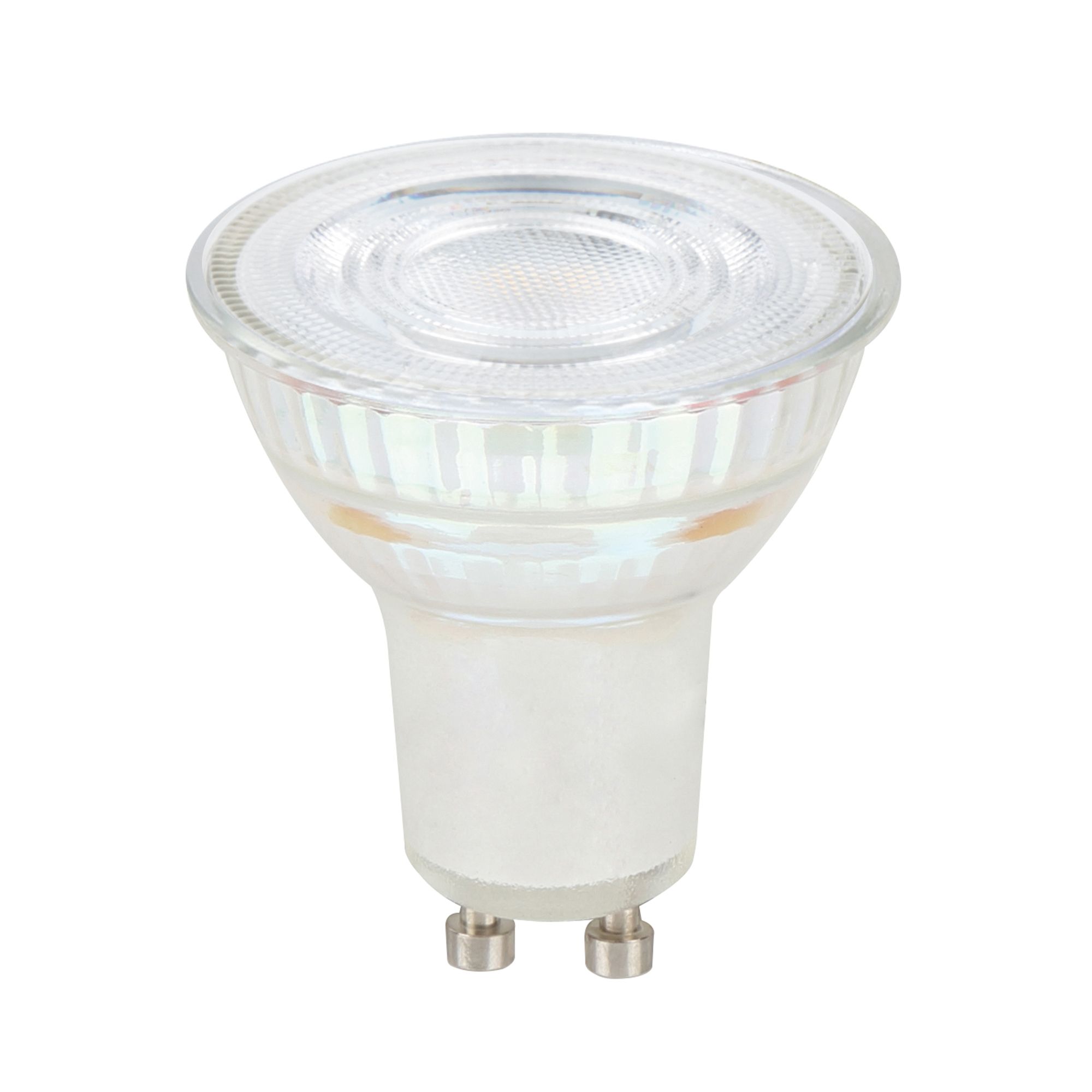 Diall GU10 3.6W 345lm 36° Clear Reflector spot Neutral white LED Dimmable LED Light bulb