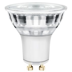 Diall GU10 3.6W 345lm 36° Clear Reflector spot Warm white LED Light bulb, Pack of 3
